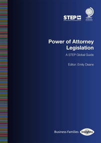 Power of Attorney Legislation by Emily Deane, 9781837230372