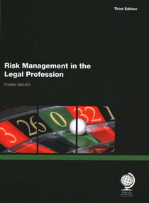 Risk Management for Law Firms by Frank Maher, 9781906355418
