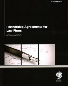 Partnership Agreements for Law Firms by Nicholas Wright, 9781907787638