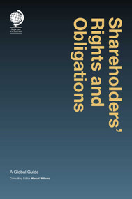 Shareholders Rights and Obligations (A Global Handbook) by Marcel Willems, 9781911078227