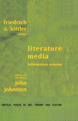 Literature, Media, Information Systems by Friedrich Kittler, 9789057010712