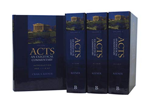 Acts: An Exegetical Commentary by Craig S. Keener, 9780801039898