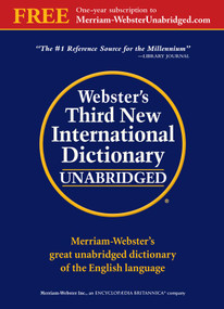 Webster's Third New International Dictionary, Unabridged by Merriam-Webster, Philip Babcock Gove, 9780877792017