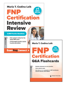 FNP Certification Intensive Review and Q&A Flashcards Set by Maria T. Codina Leik, 9780826175878