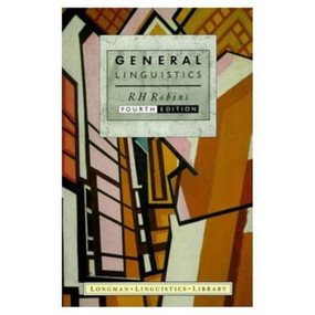 General Linguistics by R.H. Robins, 9780582291447