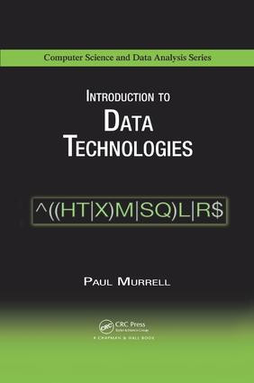 Introduction to Data Technologies by Paul Murrell, 9781138118027