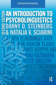 An Introduction to Psycholinguistics by Danny D. Steinberg, Natalia V. Sciarini, 9781138437739