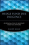Hedge Fund Due Diligence (Professional Tools to Investigate Hedge Fund Managers) by Randy Shain, 9780470139776