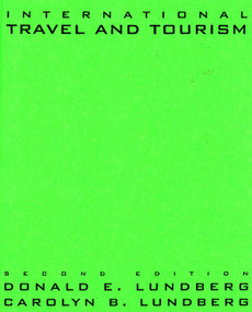 International Travel and Tourism by Donald E. Lundberg, Carolyn B. Lundberg, 9780471531463