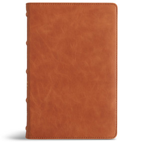 CSB Thinline Bible, Optimal Type, Holman Handcrafted Collection, Marbled Chestnut Premium Calfskin by CSB Bibles by Holman, 9798384553090