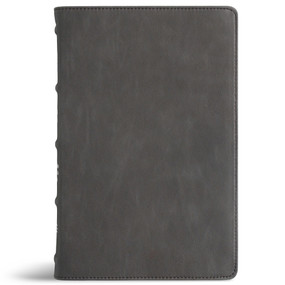 CSB Thinline Bible, Optimal Type, Holman Handcrafted Collection, Marbled Slate Premium Calfskin by CSB Bibles by Holman, 9798384553106