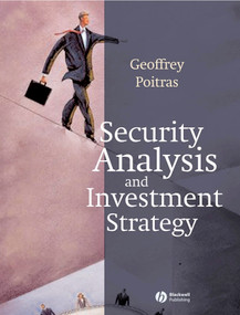 Security Analysis and Investment Strategy by Geoffrey Poitras, 9781405112482