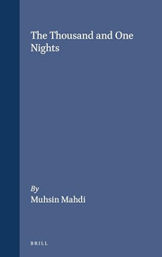 The Thousand and One Nights by Muhsin S. Mahdi, 9789004102040