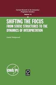 Shifting the Focus by Daniel Wedgwood, 9780080445779
