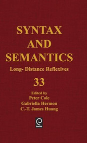 Long Distance Reflexives by Peter Cole, Gabriella Hermon, C.-T. James Huang, 9780126135336