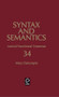 Lexical Functional Grammar by Mary Dalrymple, 9780126135343