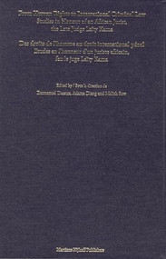 From Human Rights to International Criminal Law / Des droits de l'homme au droit international pénal by Emmanuel Decaux, Adama Dieng, Malick Sow, 9789004160552