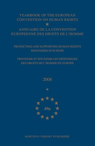 Yearbook of the European Convention on Human Rights/Annuaire de la convention europeenne des droits de l'homme, Volume 49 A by Council of Europe/Conseil de l'Europe, 9789004163348