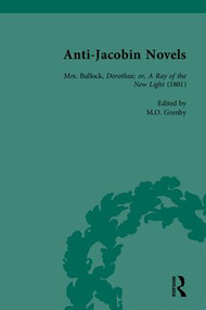 Anti-Jacobin Novels, Part I by Claudia L Johnson, 9781851967766