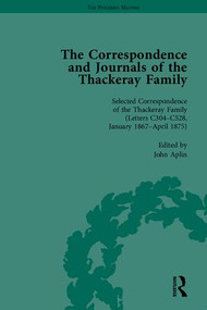 The Correspondence and Journals of the Thackeray Family by John Aplin, 9781851966400