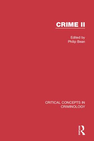 Crime II by Philip Bean, 9781138015043