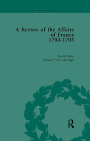 Defoe's Review 1704-13, Volume 1 (1704-5) by John McVeagh, 9781851967452