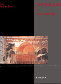 Dimensions of Sustainability by Andrew Scott, MIT, 9780419236207