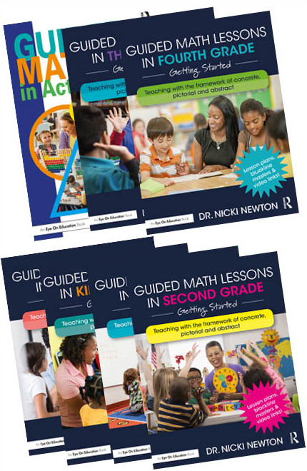 Elementary Guided Math 7 Book Bundle by Nicki Newton, 9781041092933