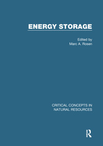 Energy Storage by Marc Rosen, 9781138784406
