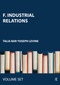 F. Industrial Relations by Talia Bar-Yoseph Levine, 9780415443968