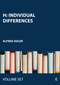 H: Individual Differences by Alfred Adler, 9780415441049