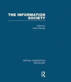 The Information Society by Robin Mansell, 9780415443081