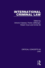 International Criminal Law by Antonio Cassese, Florian Jeßberger, Robert Cryer, Urmila Dé, 9780415603188
