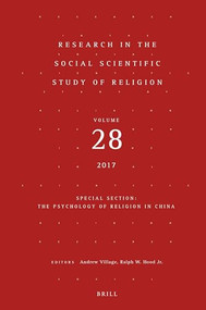 Research in the Social Scientific Study of Religion, Volume 28 by Andrew Village, Ralph W. Hood, 9789004348738