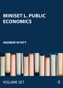 Miniset L. Public Economics by Andrew Wyatt, 9780415440844