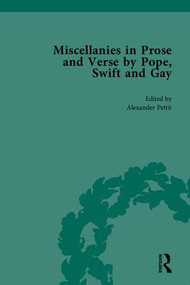Miscellanies in Prose and Verse by Pope, Swift and Gay by Alexander Pettit, 9781851967155