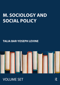 M. Sociology and Social Policy by Talia Bar-Yoseph Levine, 9780415443920