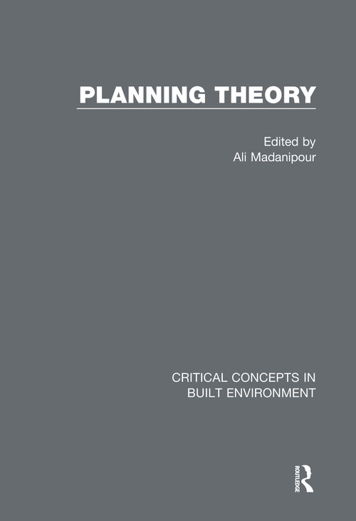 Planning Theory by Ali Madanipour, 9780415746366