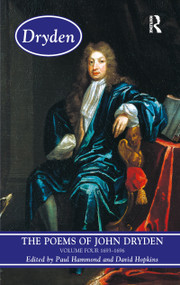 The Poems of John Dryden: Volume Four (1693-1696) by Paul Hammond, David Hopkins, 9780582423848