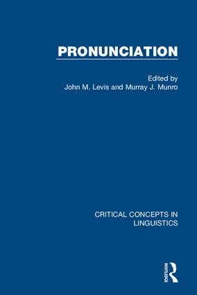 Pronunciation by John Levis, Murray Munro, 9781138901971