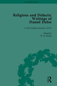 Religious and Didactic Writings of Daniel Defoe, Part I by J A Downie, 9781851967384