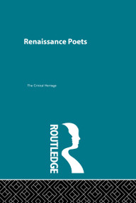Renaissance Poets (Critical Heritage Set) by B.C. Southam, 9780415444194