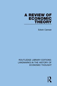Routledge Library Editions: Landmarks in the History of Economic Thought by Various Authors, 9781138210868