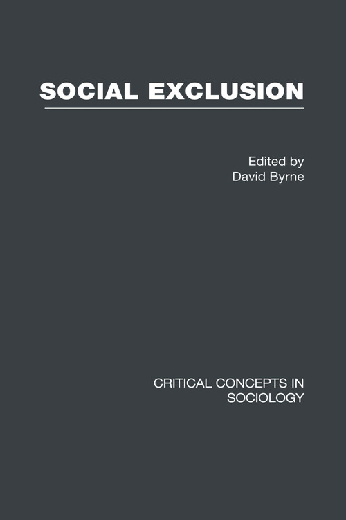 Social Exclusion by David Byrne, 9780415433389
