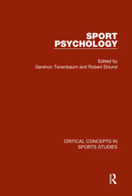 Sport Psychology by Gershon Tenenbaum, Robert Eklund, 9780415823647