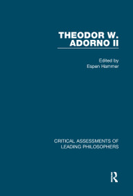 Theodor W, Adorno II by Espen Hammer, 9781138886698