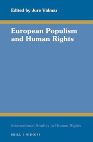European Populism and Human Rights by Jure Vidmar, 9789004416000