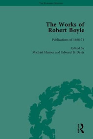 The Works of Robert Boyle, Part I by Edward B Davis, 9781851965229