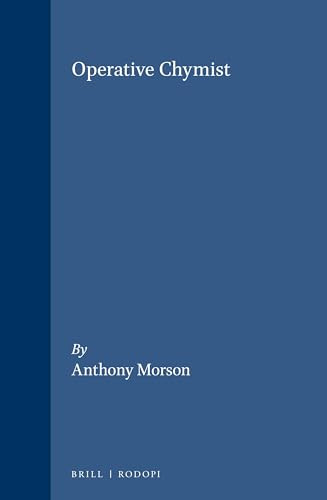Operative Chymist by Anthony Morson, 9789042003767
