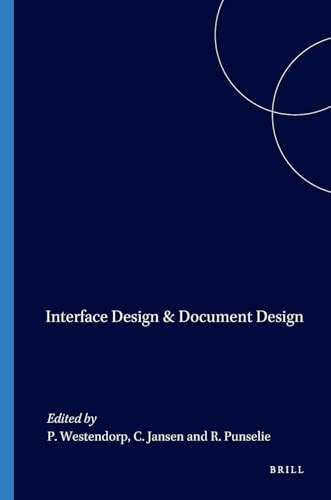 Interface Design & Document Design by Piet Westendorp, Carel Jansen, Rob Punselie, 9789042005105